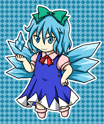 夏には一家一チルノ CG
