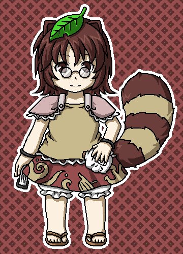 尻尾もふりたい CG
