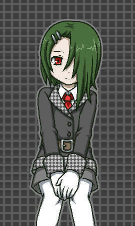 お座り CG